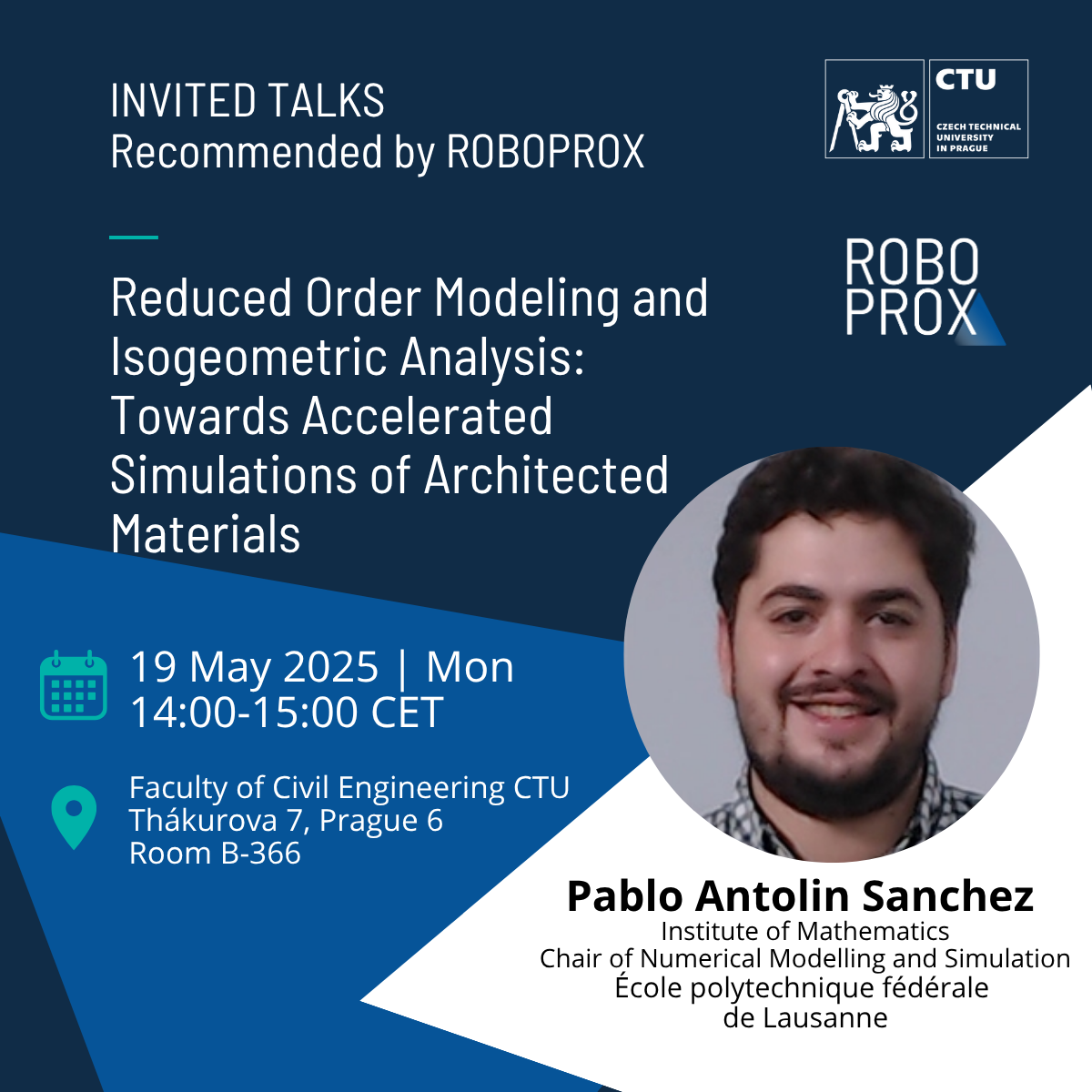 Reduced Order Modeling and Isogeometric Analysis with Pablo Antolin Sanchez