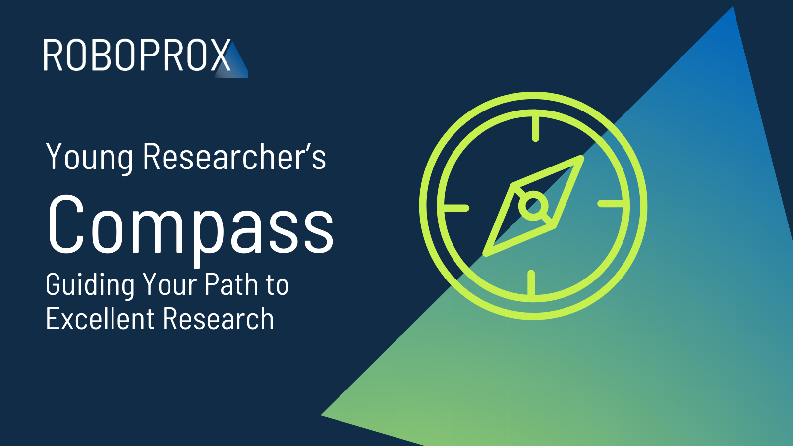 Young Researcher’s Compass Series will guide you to excellent research