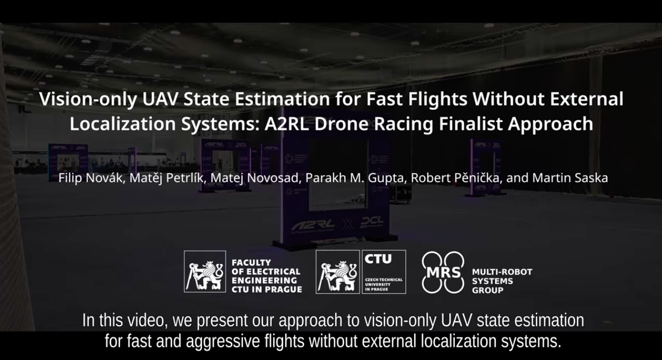 Vision-only UAV State Estimation for Fast Flights Without External Localization Systems