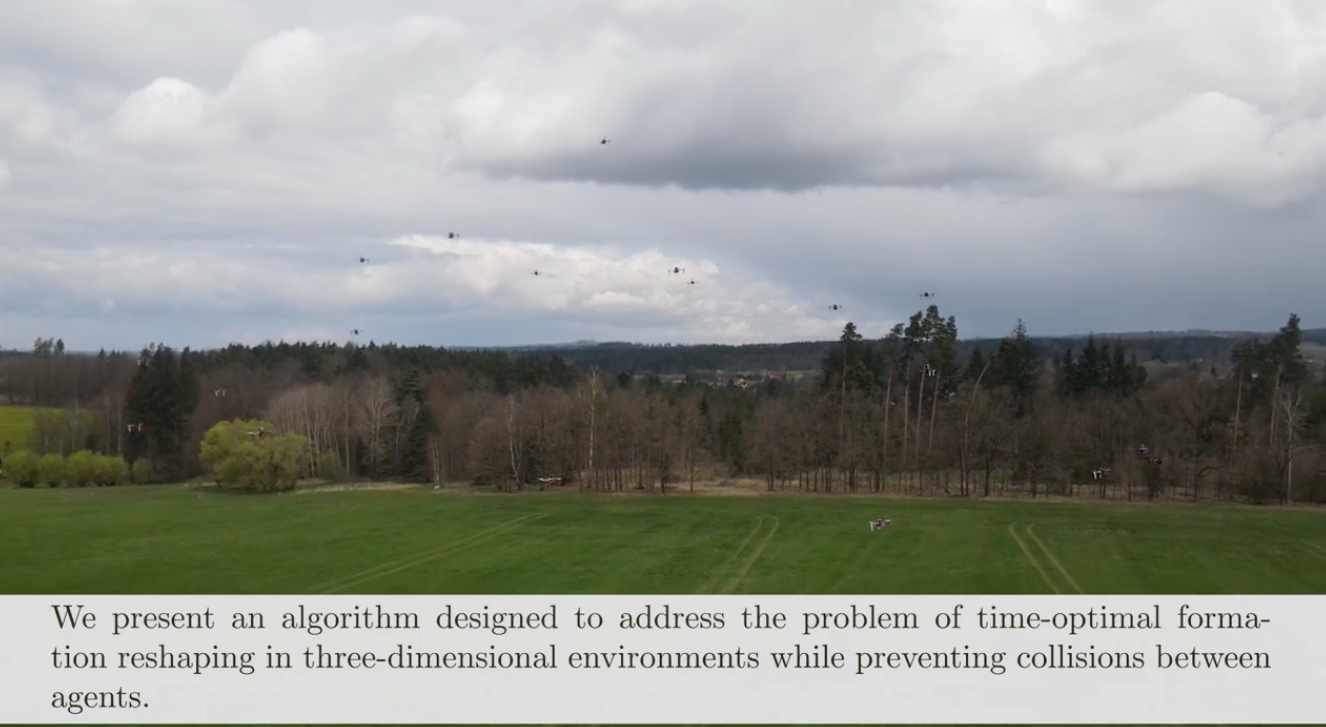 CAT-ORA: Collision-Aware Time-Optimal Formation Reshaping for Efficient Robot Coordination