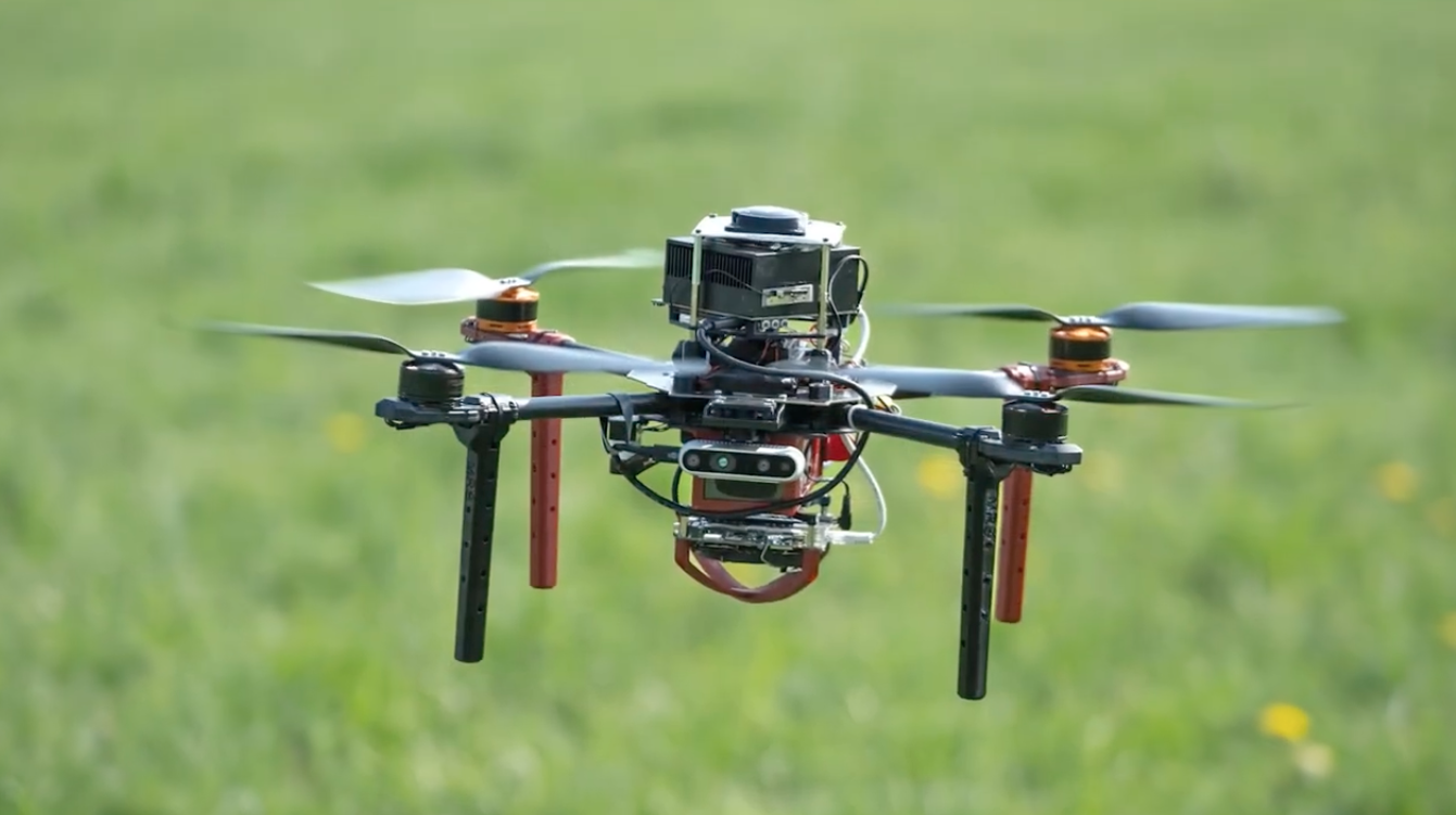 Gesture-Controlled Aerial Robot Formation for Human-Swarm Interaction