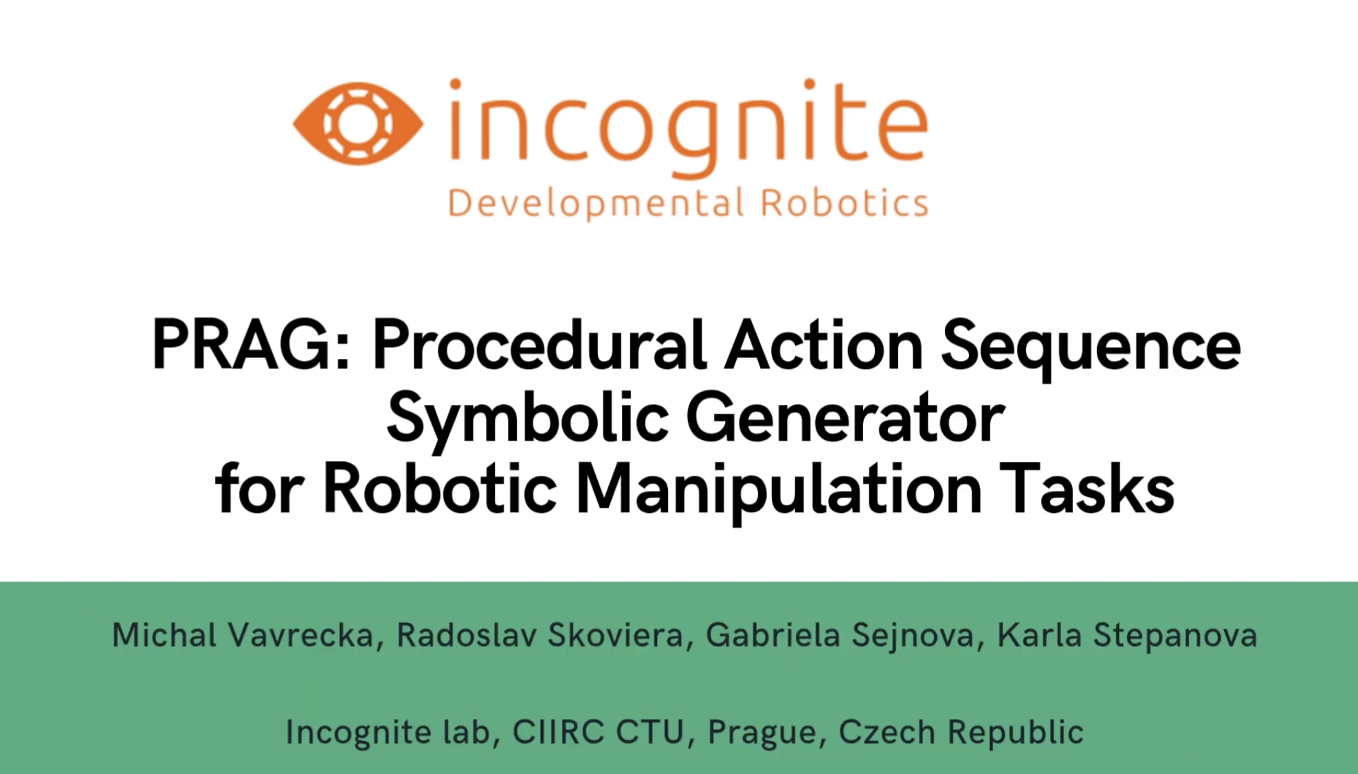 PRAG – PRocedural Action Generator